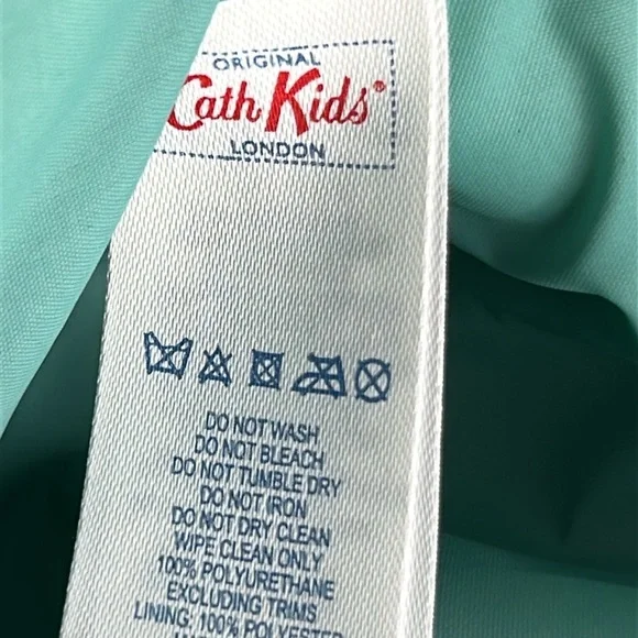 Cath Kidston Kids Retro Polka Dot Buckle Snap Closure Crossbody Bag Green Blue - Picture 13 of 14